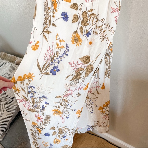 Reformation |  Kourtney Dress Frolic Floral Print Midi Dress, 12 - Picture 5 of 16